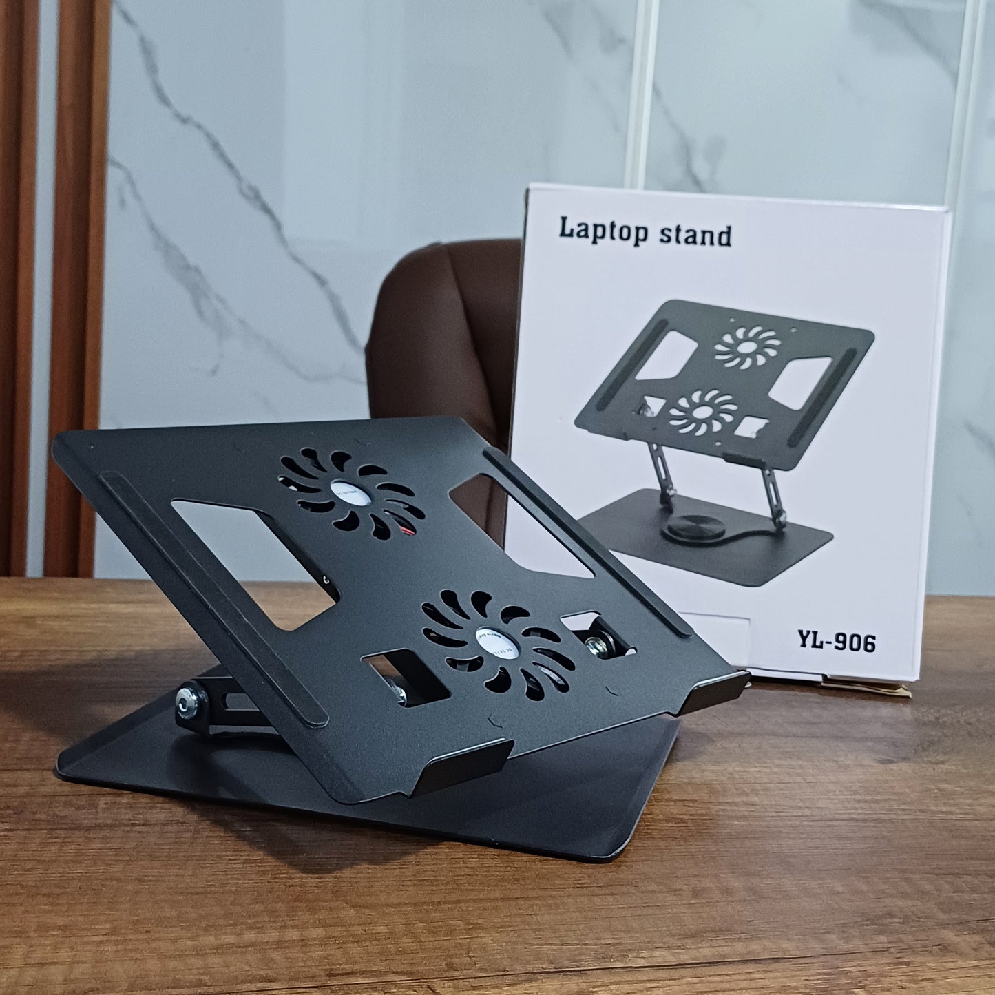 COOLER PARA LAPTOP GIRA 360° 2 VENTILADORES