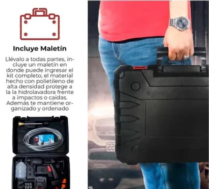 HIDROLAVADORA PORTATIL 98V